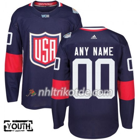 USA Trikot Custom 2016 World Cup Blau Premier - Kinder